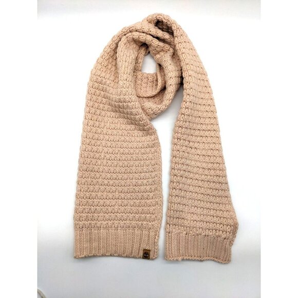 TIMBERLAND knit women's scarf wrap - Light pink / Blush - Picture 1 of 7